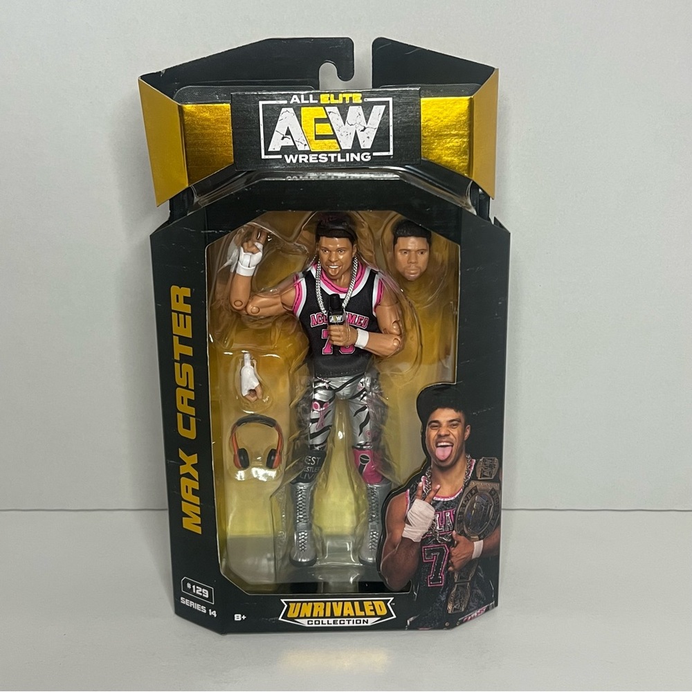 AEW Max Caster Action Figure